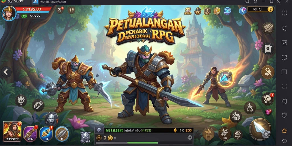 Screenshot gameplay <strong>531SLOT</strong> yang menampilkan aksi petualangan yang mendebarkan.