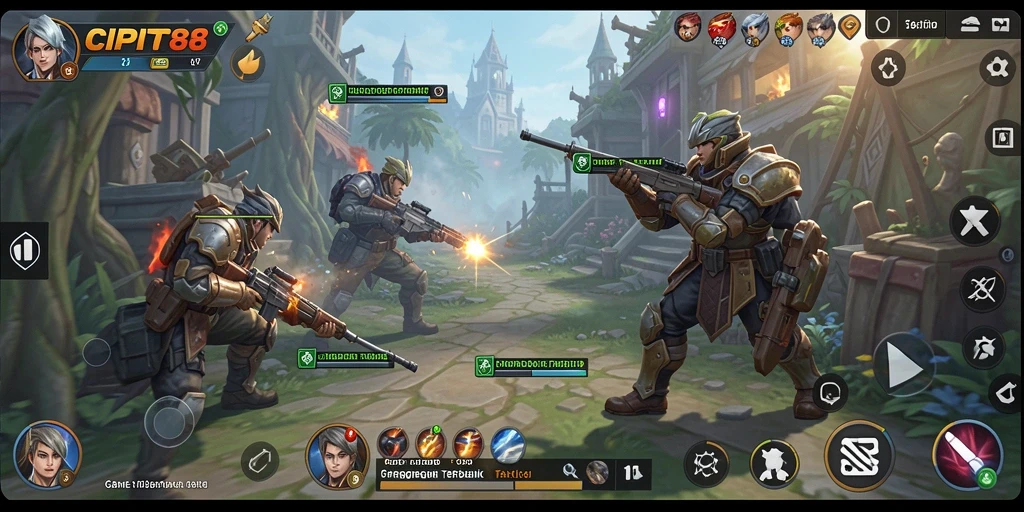 Tampilan gameplay seru dan penuh strategi dari CIPIT88.