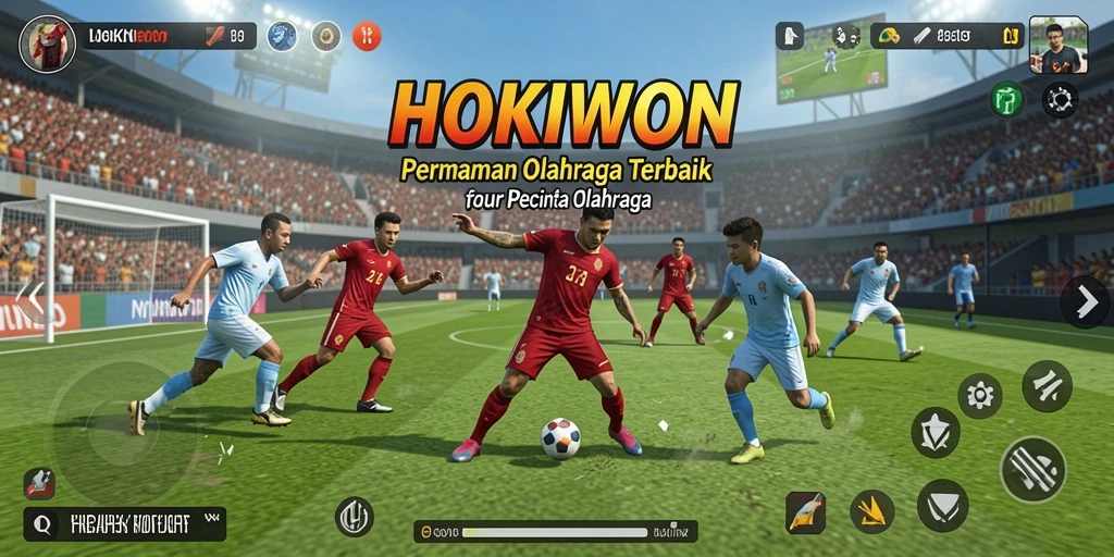 Tampilan gameplay HOKIWON yang penuh aksi dan seru.