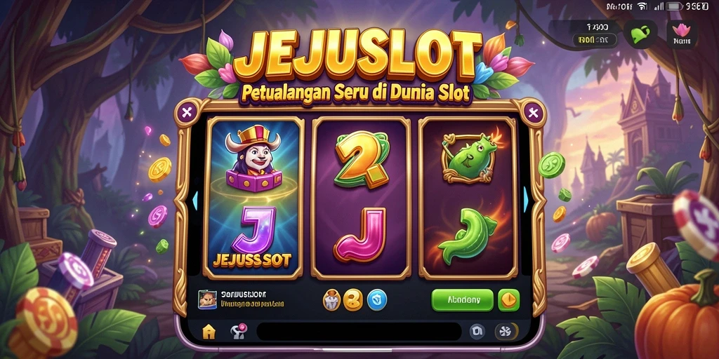 Tampilan gameplay menegangkan di JEJUSLOT dengan banyak slot menarik.