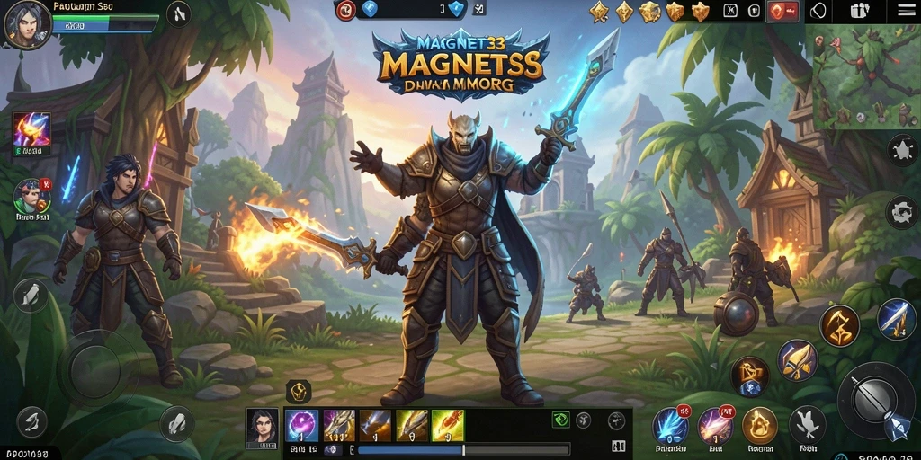 Gameplay seru dalam MAGNET33 dengan petualangan menantang dan interaksi pemain.