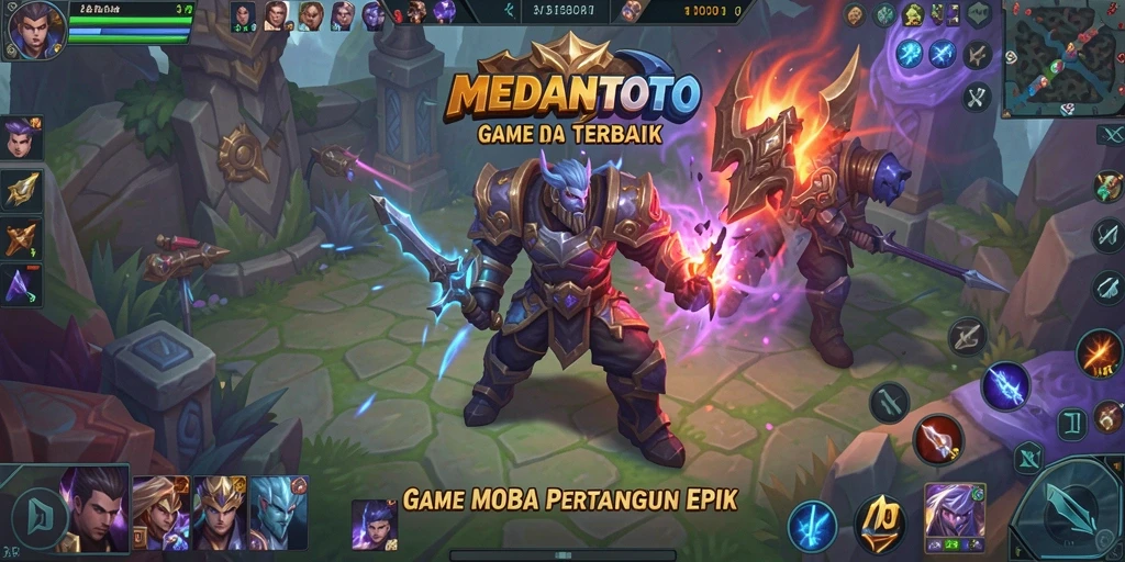 Tampilan gameplay MEDANTOTO yang epik dan menarik.
