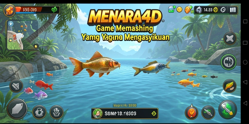 Tangkapan ikan yang besar dan memuaskan dalam MENARA4D.
