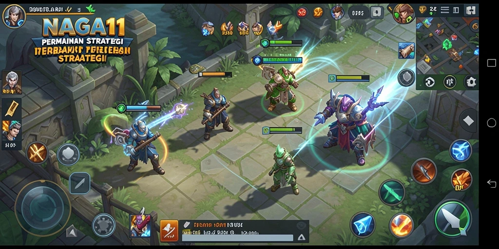 Tangkapan layar menampilkan gameplay mendebarkan NAGA11 dengan strategi yang ditonjolkan.