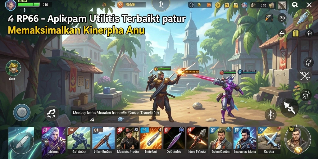 Screenshot utama RP66 menampilkan optimasi aplikasi Utility yang efisien.