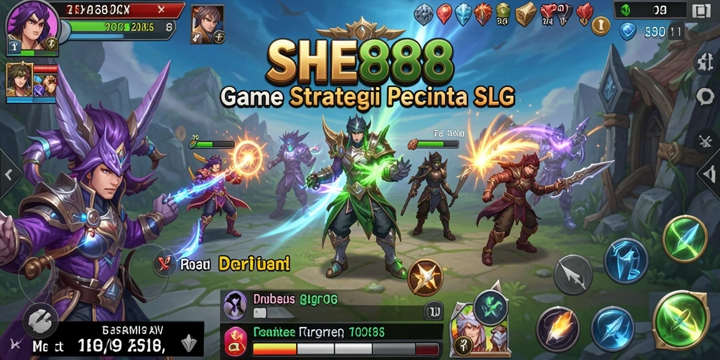 Tampilan seru dari gameplay SHE888 yang penuh strategi.
